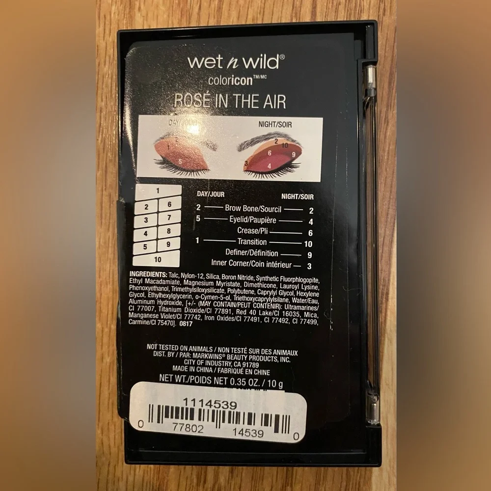 Wet And Wild Rose In The Air Palette NWT